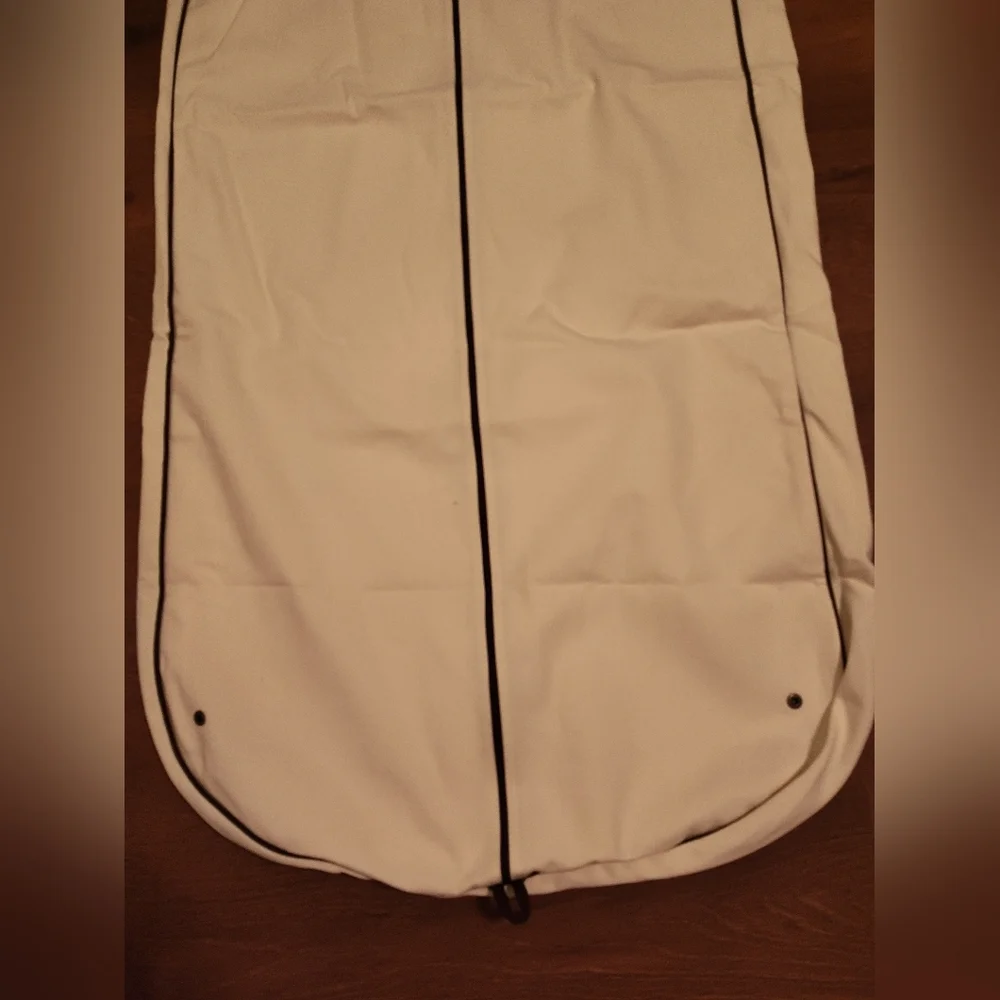 HERMÈS Large Cotton Garment Bag 150cm Travel Suit Cover Logo Hanger Authentic